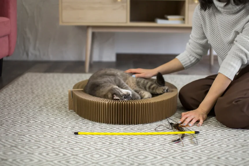 How to Train a Cat to Use a Scratching Post